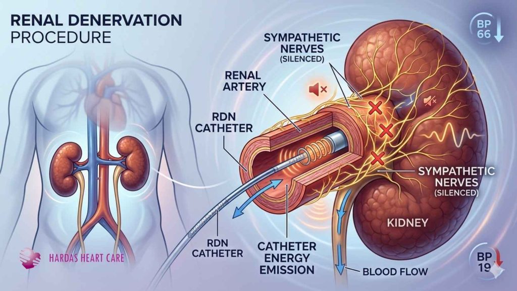 Renal denervation treatment expert in Pune consulting a patient for advanced hypertension management and heart health.