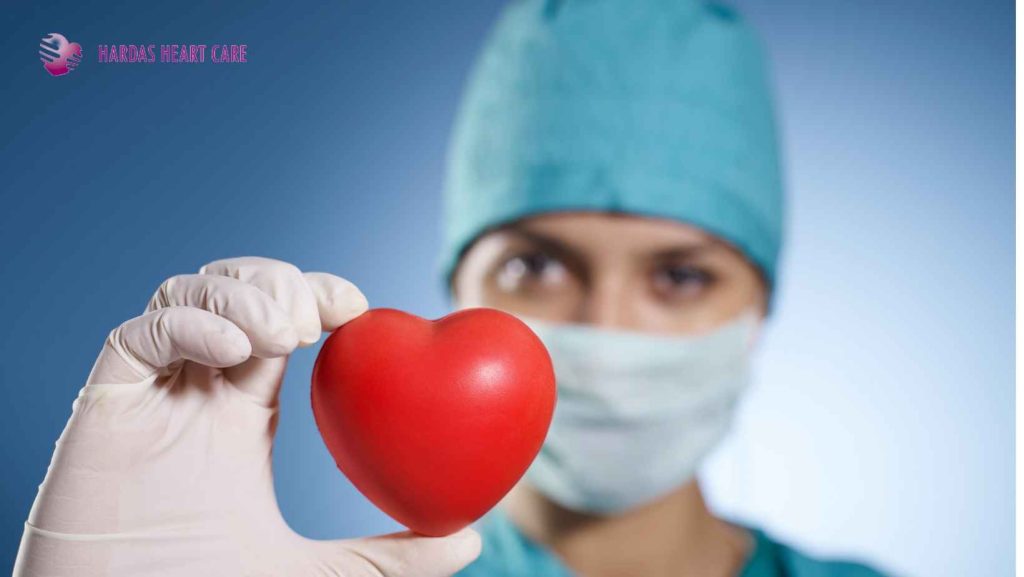 Cardiologist discussing advanced heart failure and heart transplant treatment options with a patient.